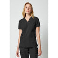 Women's Forge V-Neck Scrub Top - Black - 1