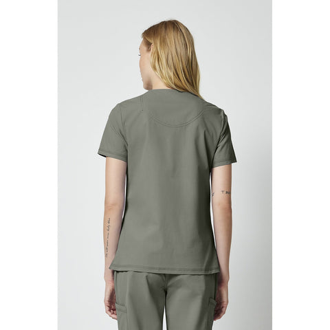 Women's Forge V-Neck Scrub Top - Moonstone - 2