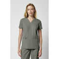 Women's Forge V-Neck Scrub Top - Moonstone - 1