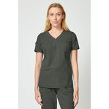 Women's Forge Tuck In Scrub Top - Olive - 1