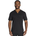 Men's Balance Tuckable V-Neck Scrub Top - Black - 1