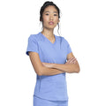 Women's Balance V-Neck Scrub Top - Ciel Blue - 1