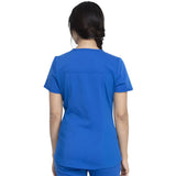 Women's Balance V-Neck Scrub Top - Royal - 2