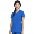 Women's Balance V-Neck Scrub Top - Royal - 1