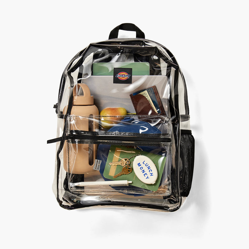 dickies mini backpack clear black Essential Clear Backpack