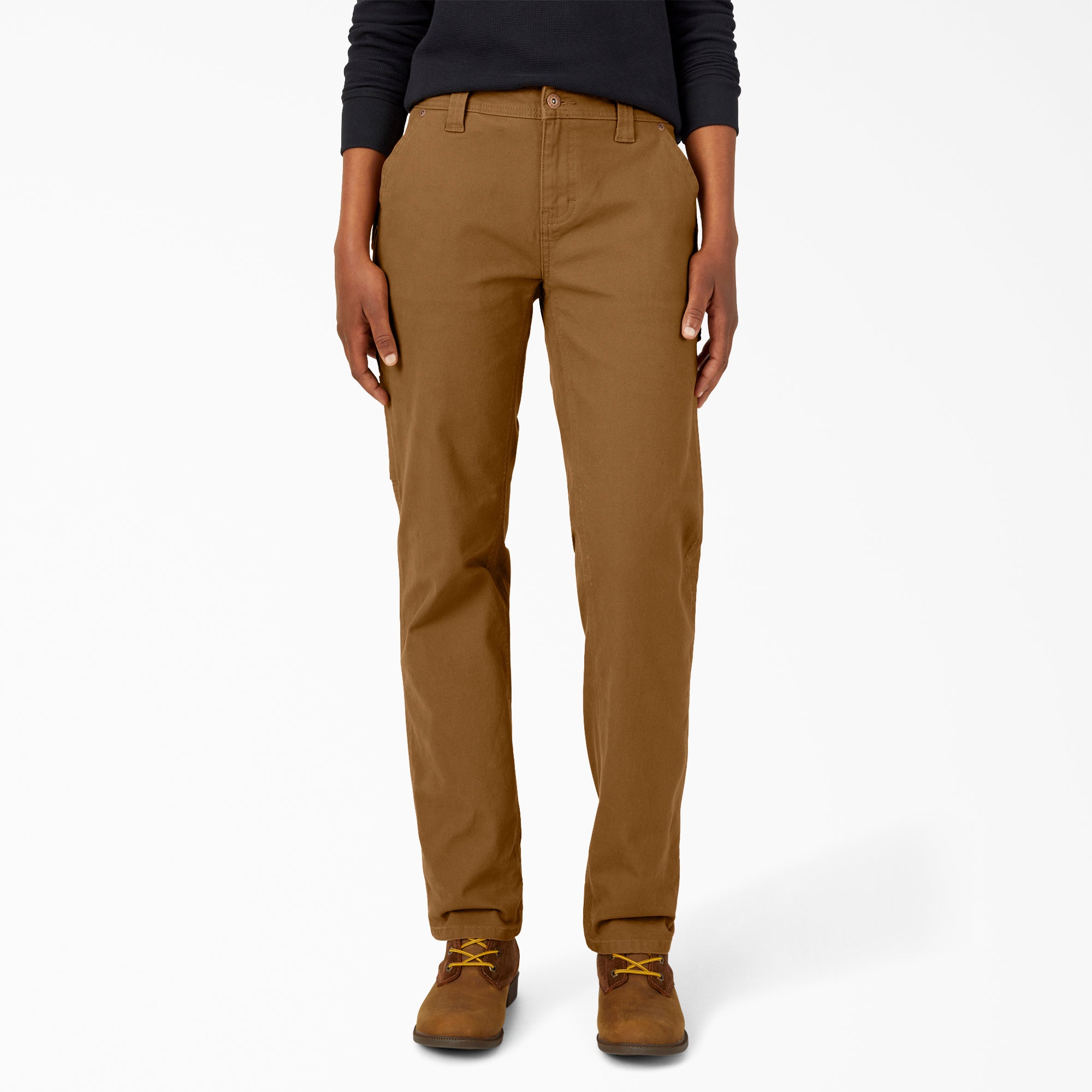 Women's FLEX Relaxed Straight Fit Duck Carpenter Pants | Dickies US