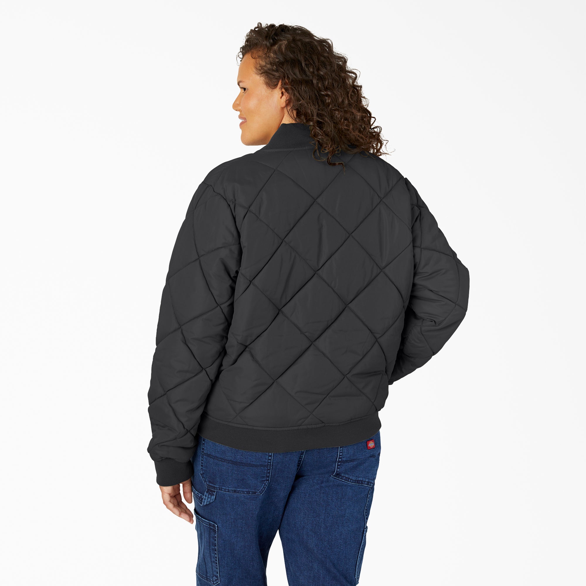 Women's Plus Quilted Bomber Jacket | Dickies US