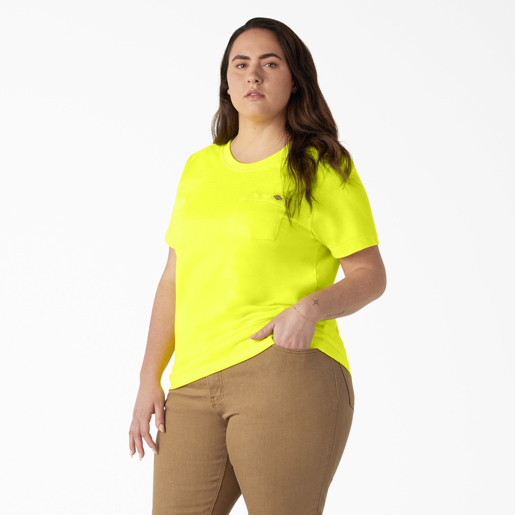Women's Plus Heavyweight Short Sleeve Pocket T-Shirt | Dickies US