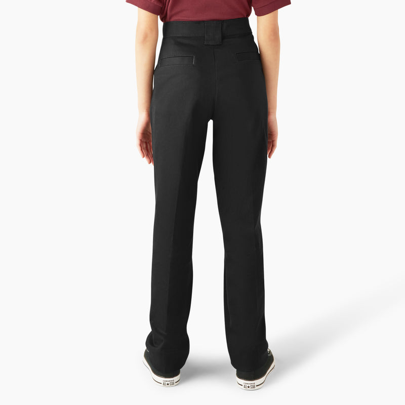 black dress pants for girls Amazon.com: Teen Girls Uniform Pants Baggy Wide Leg High Waist Stretchy Dress Trousers Tween Kids Straight Casual (Black, 120): Clothing, Shoes & Jewelry