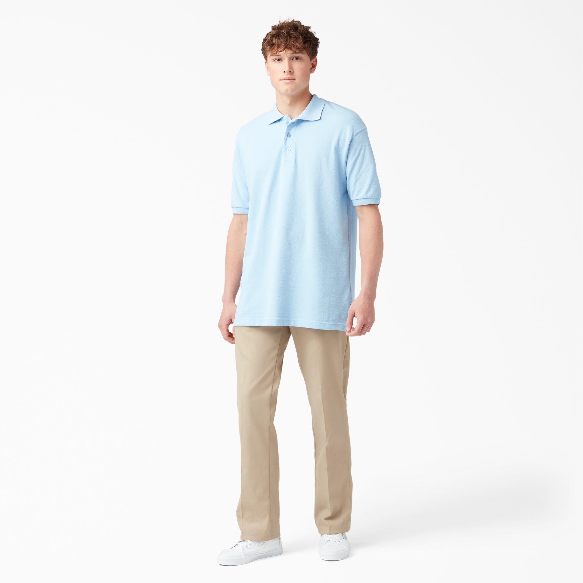 Adult Size Piqué Short Sleeve Polo | Dickies US