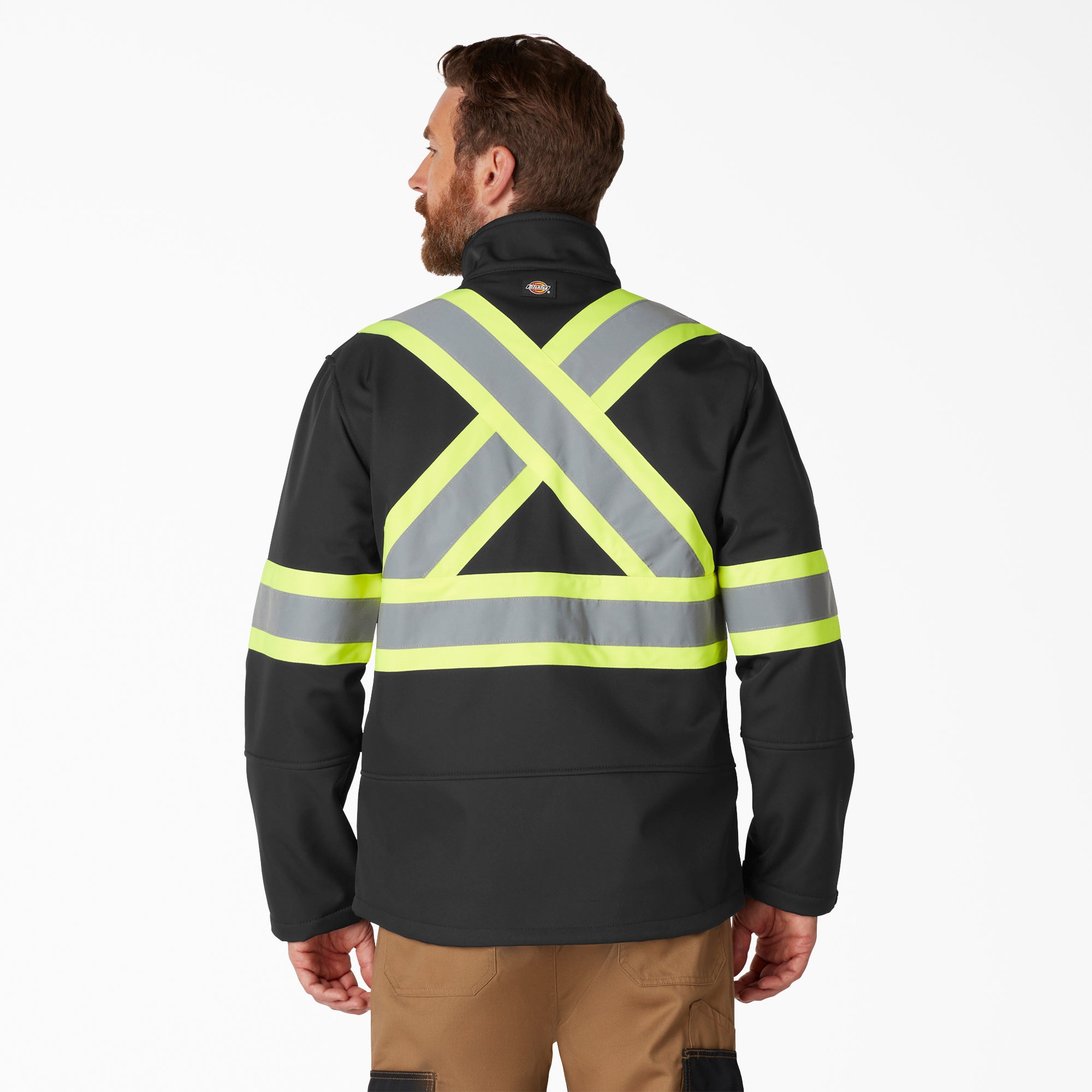 Hi Vis Safety Softshell Jacket | Dickies US