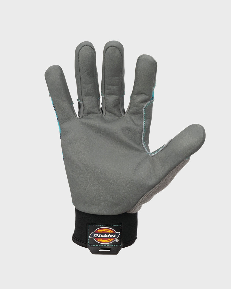 Lawn and Garden Work Gloves with Leather Palm
