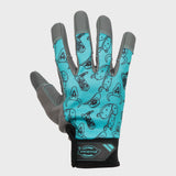 Lawn and Garden Work Gloves with Leather Palm