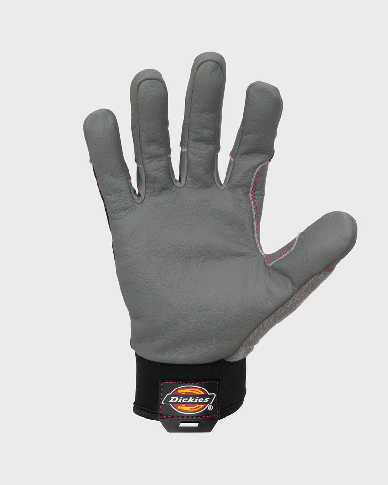 Lawn and Garden Work Gloves with Leather Palm
