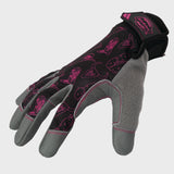 Lawn and Garden Work Gloves with Leather Palm
