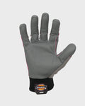 Lawn and Garden Work Gloves with Leather Palm