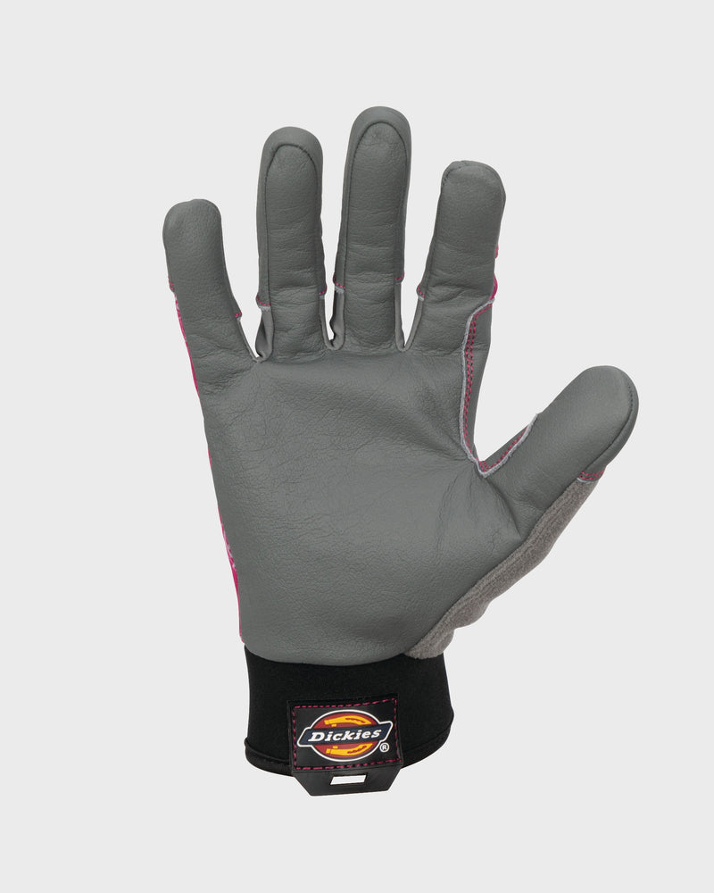 Lawn and Garden Work Gloves with Leather Palm