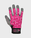 Lawn and Garden Work Gloves with Leather Palm