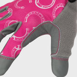 Lawn and Garden Work Gloves with Leather Palm