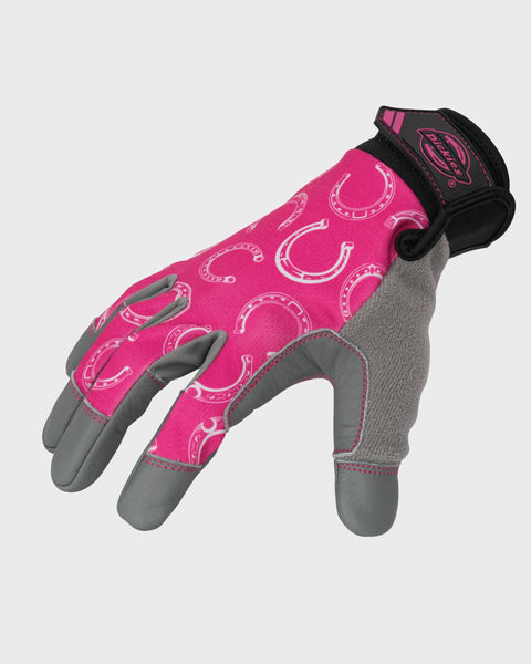 Lawn and Garden Work Gloves with Leather Palm
