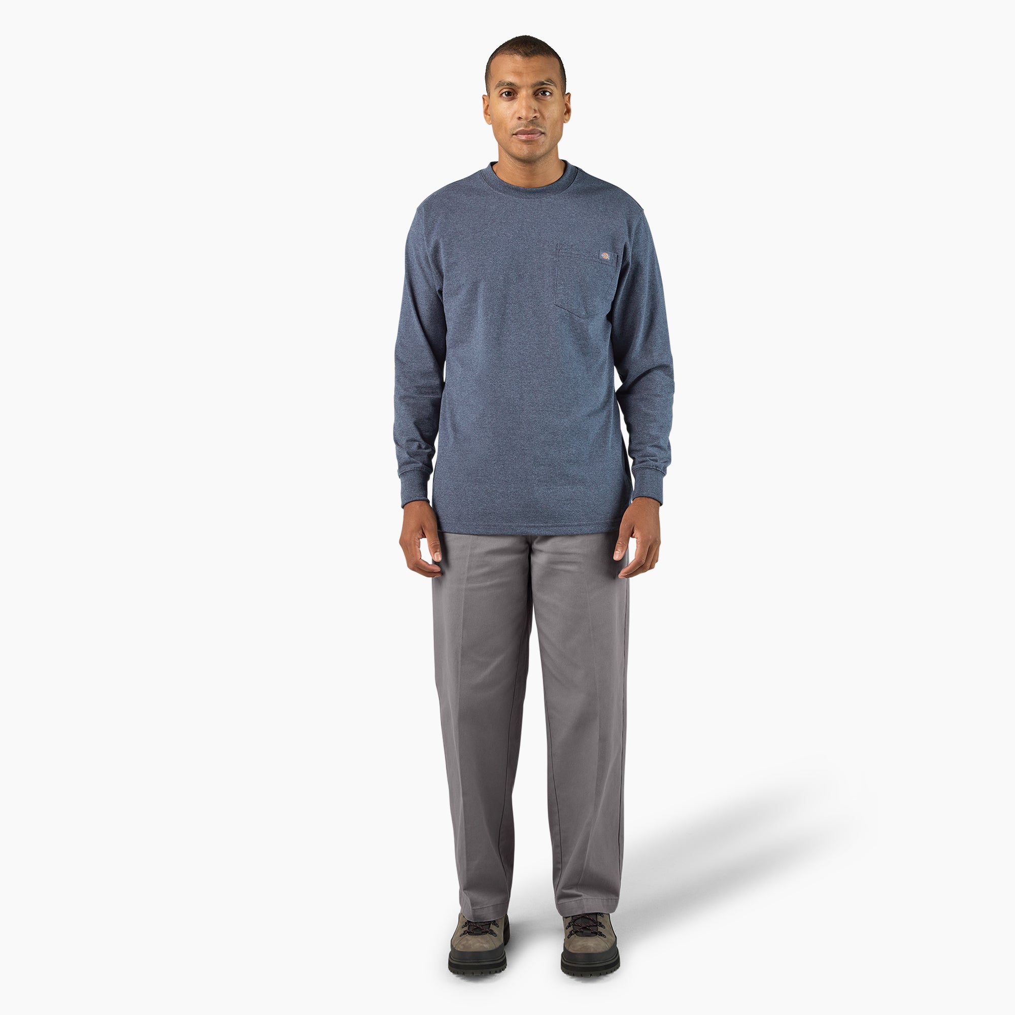 Heavyweight Heathered Long Sleeve Pocket T-Shirt | Dickies US