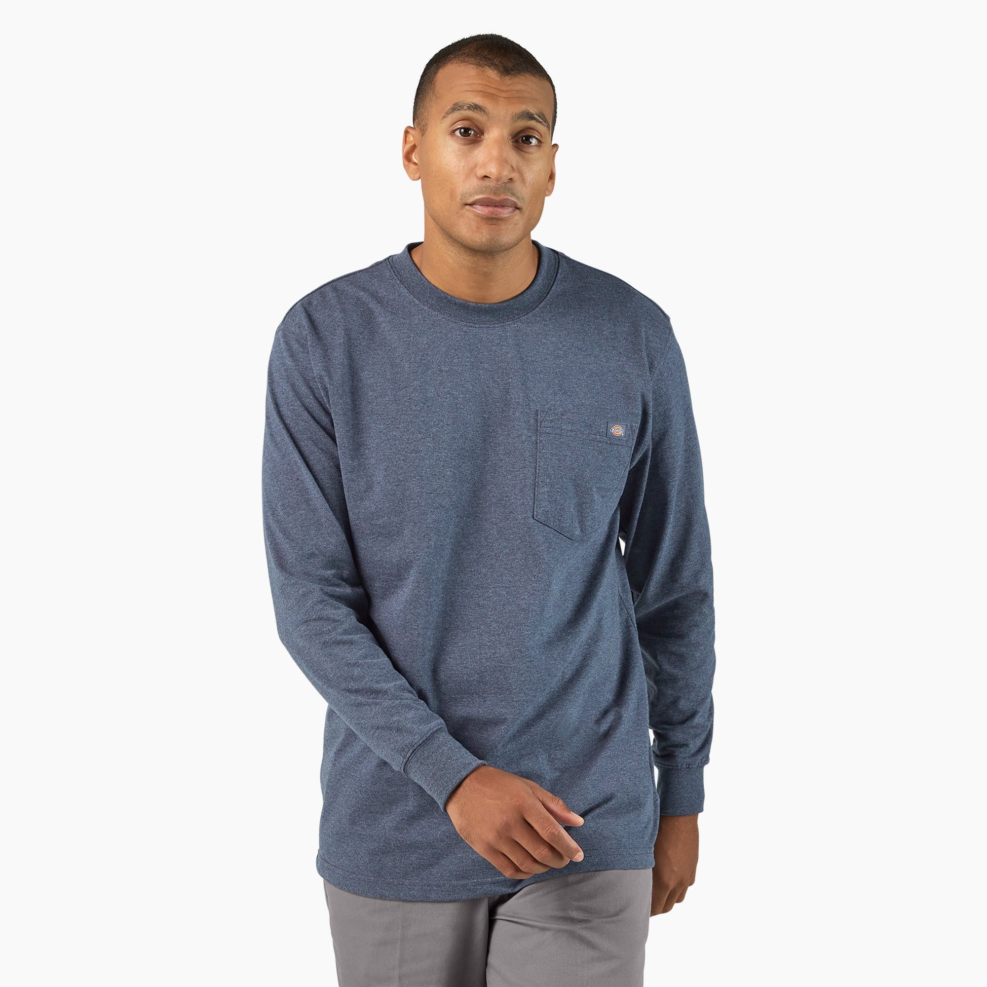 Heavyweight Heathered Long Sleeve Pocket T-Shirt | Dickies US