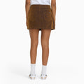 Women's Flocked Low Rise Mini Skirt