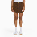 Women's Flocked Low Rise Mini Skirt