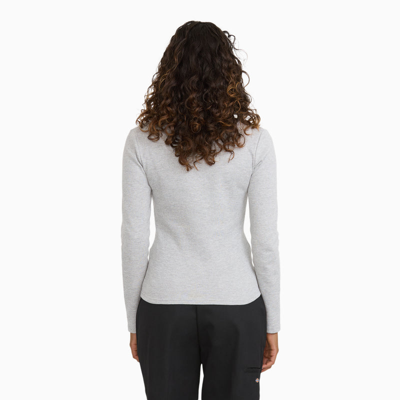 Juniors Long Sleeve Fitted Henley
