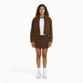 Women's Flocked Unlined Cropped Eisenhower