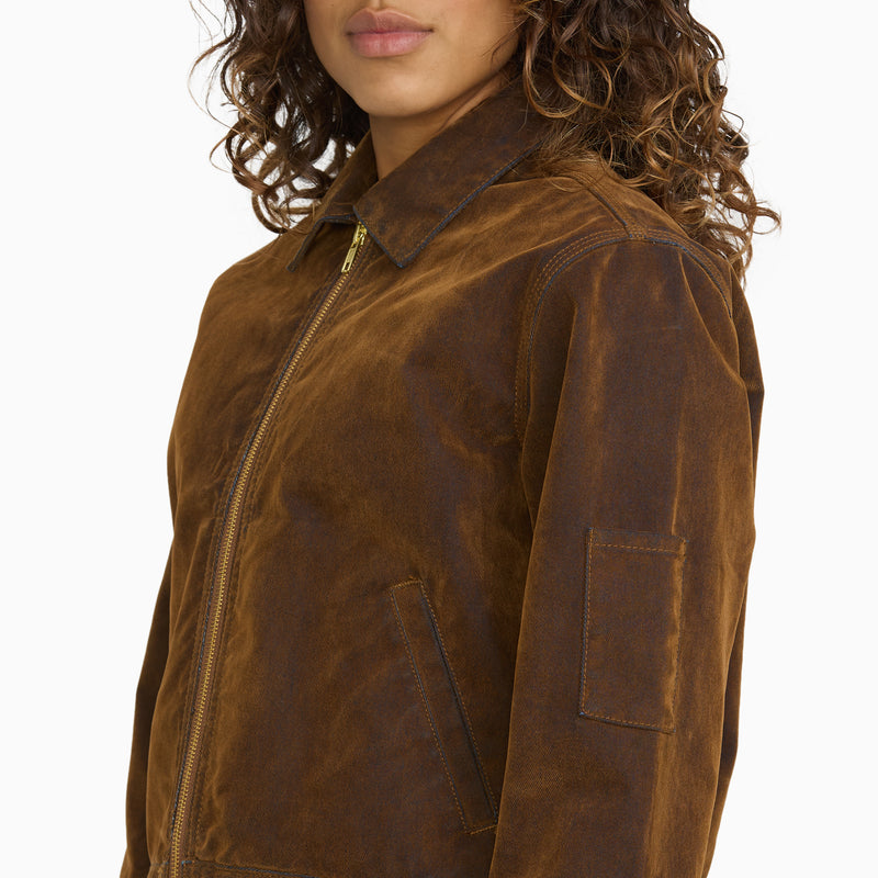 Women's Flocked Unlined Cropped Eisenhower