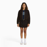 Women's Flocked Unlined Cropped Eisenhower