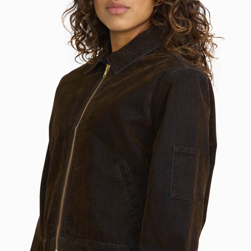Women's Flocked Unlined Cropped Eisenhower