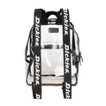 Dickies Clear Mini Backpack - Clear w/Black