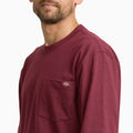 Heavyweight Heathered Long Sleeve Pocket T-Shirt
