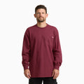 Heavyweight Heathered Long Sleeve Pocket T-Shirt
