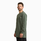 Heavyweight Heathered Long Sleeve Pocket T-Shirt