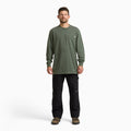 Heavyweight Heathered Long Sleeve Pocket T-Shirt