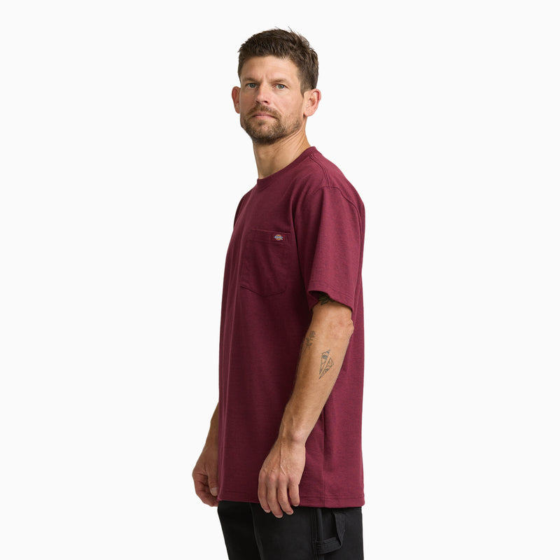Heavyweight Heathered Short Sleeve Pocket T-Shirt