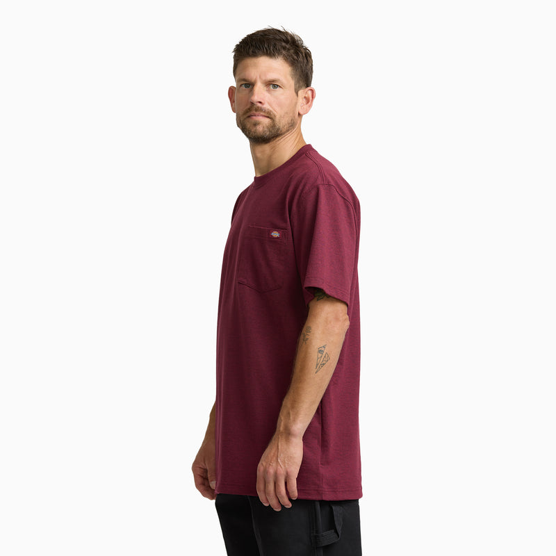 Heavyweight Heathered Short Sleeve Pocket T-Shirt