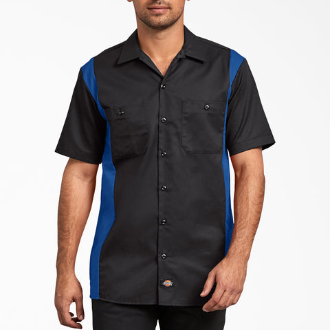 Two-Tone Short Sleeve Work Shirt | Dickies US