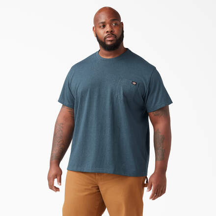 Heavyweight Heathered Short Sleeve Pocket T-Shirt