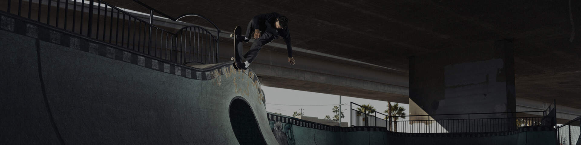 skater at skate park