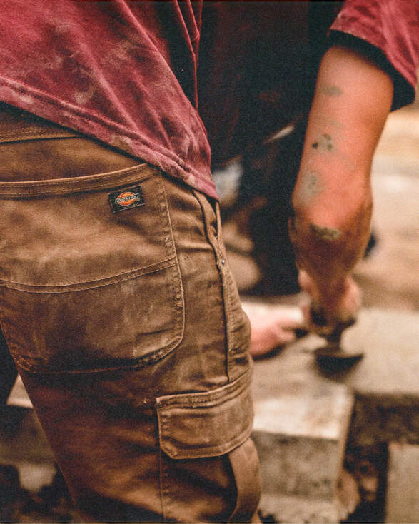 Man working on construction site