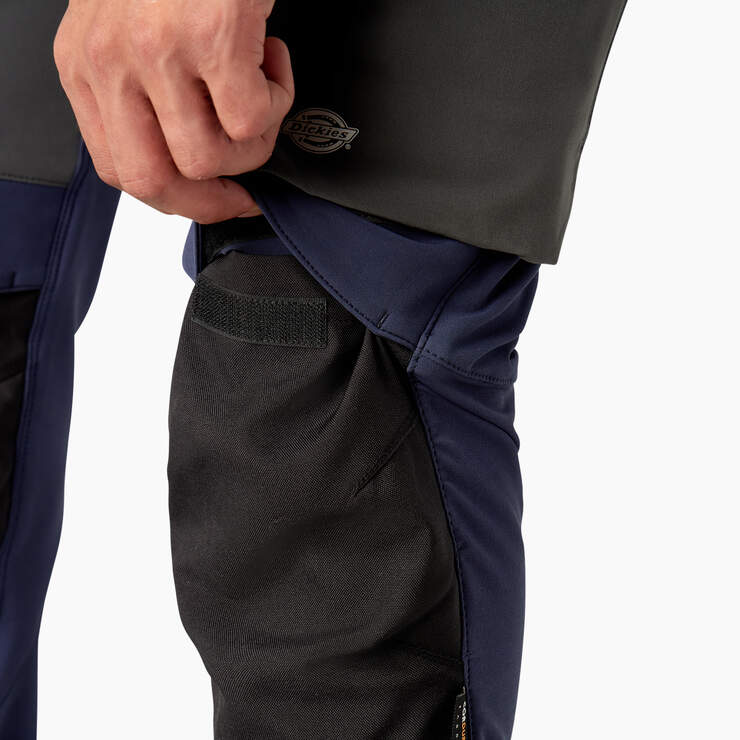 FLEX Slim Fit Double Knee Tapered Pants - Navy/Charcoal (NGK) image number 8
