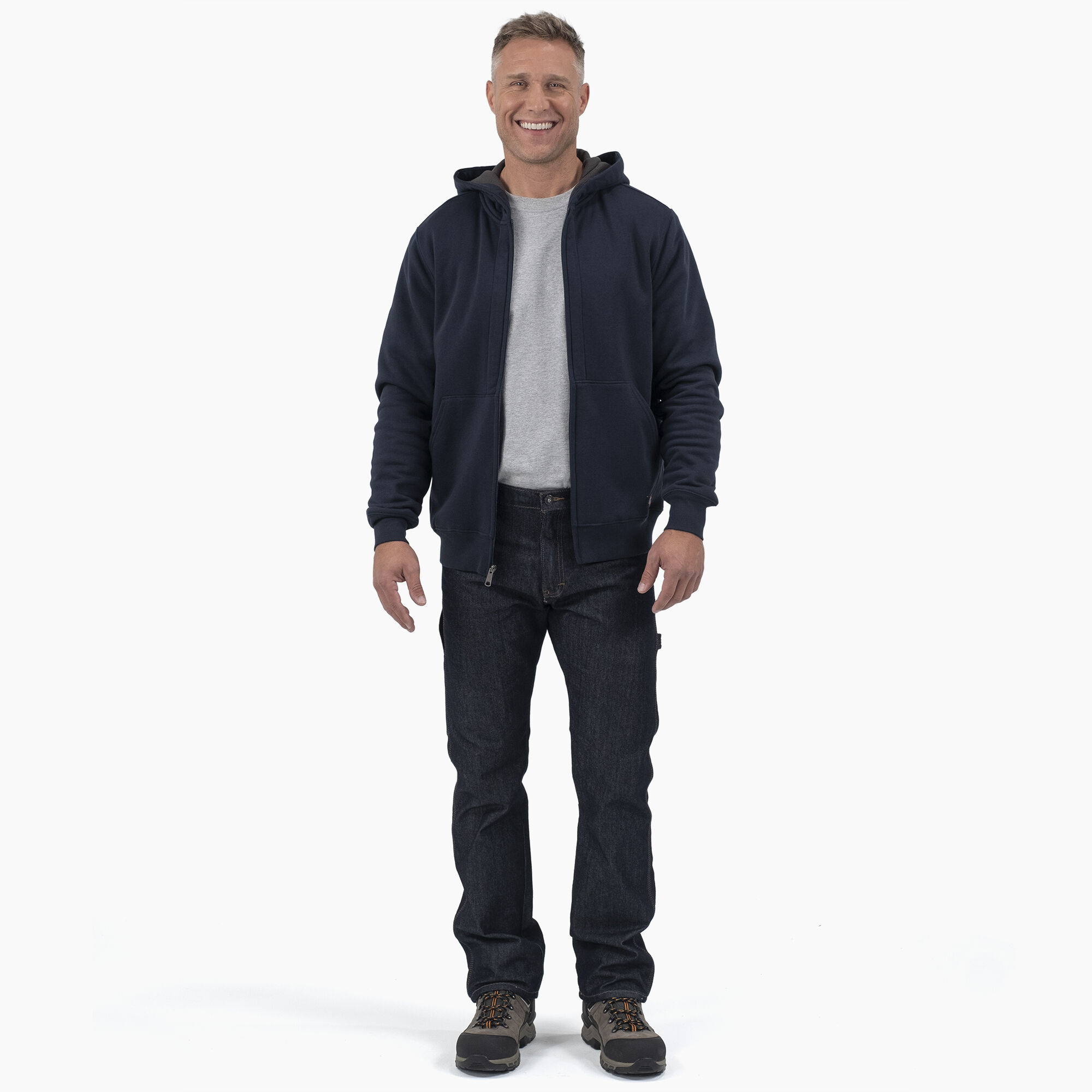 Thermal Lined Full Zip Fleece Hoodie Dickies US