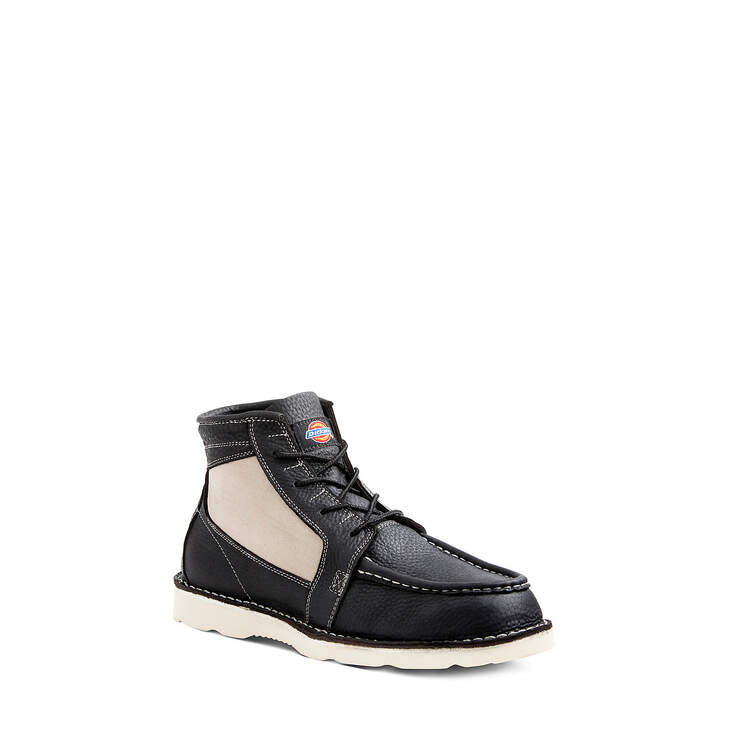 Men's Reed English Moc Toe Boots - Black (BLK) image number 1
