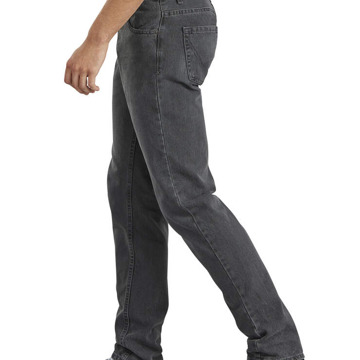 Dickies X-Series Slim Fit Straight Leg 5-Pocket Denim Jeans - Light Mini Plaid (HGD) image number 3