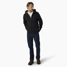 Thermal Lined Full-Zip Fleece Hoodie - Black &#40;KBK&#41;