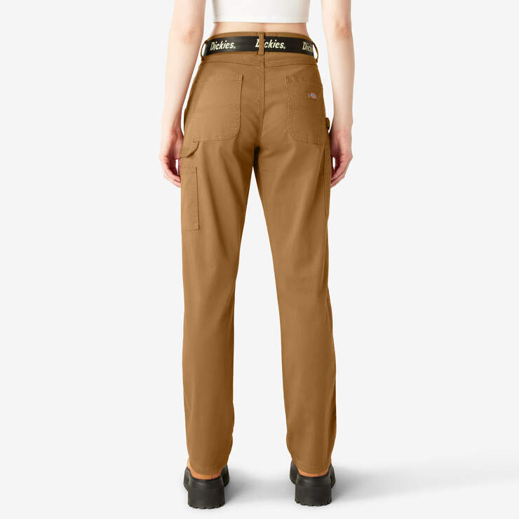 Women's Relaxed Fit Carpenter Pants - Brown Duck (BD) image number 2